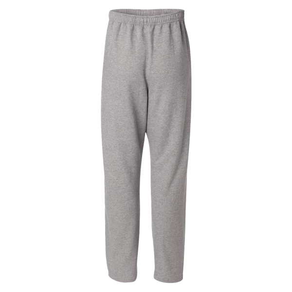 Jerzees Unisex NuBlend® Open-Bottom Sweatpants with Pockets, Oxford, Back view