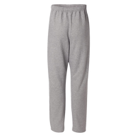 Jerzees Unisex NuBlend® Open-Bottom Sweatpants with Pockets, Oxford, Back view