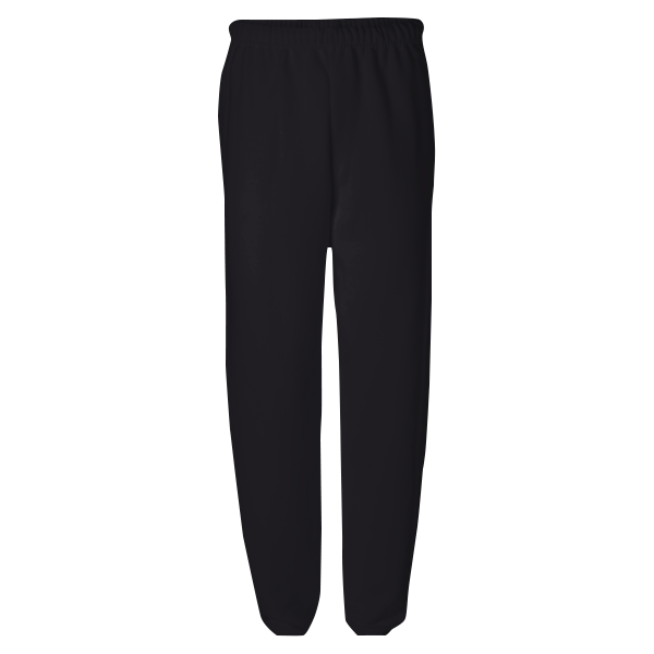 Jerzees Unisex NuBlend® Sweatpants, Black, Front view