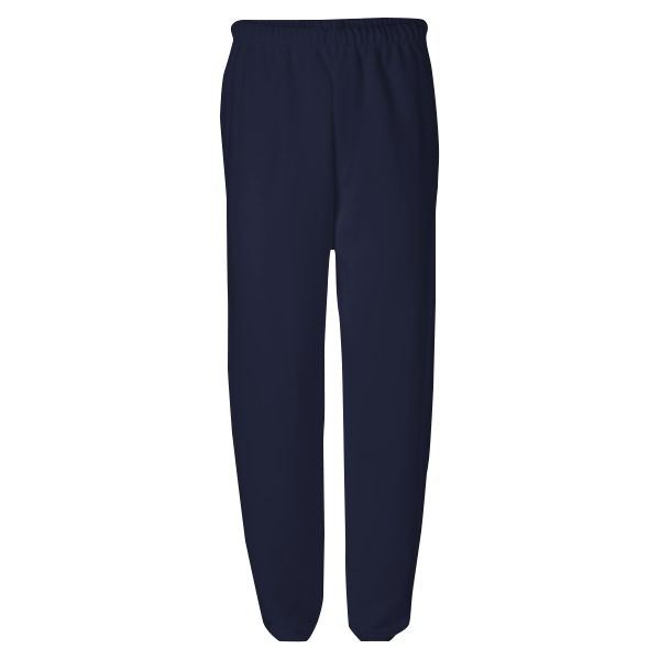 Jerzees Unisex NuBlend® Sweatpants, Black Heather, Front view