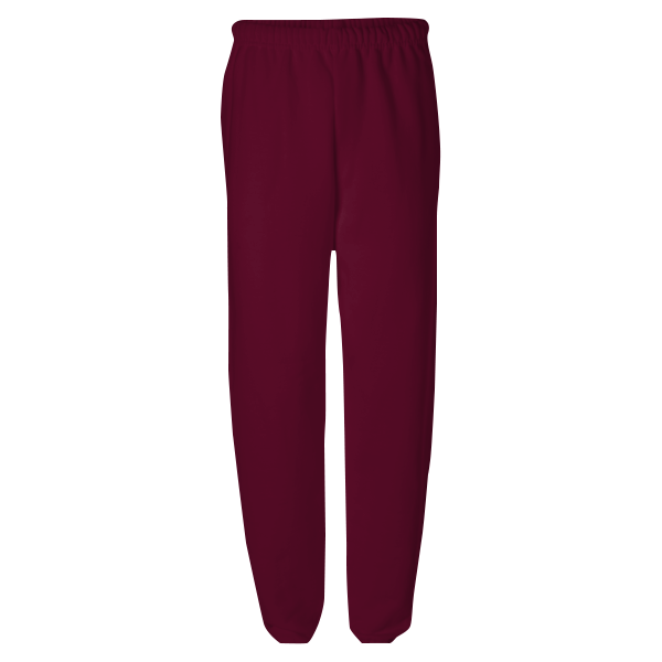 Jerzees Unisex NuBlend® Sweatpants, Maroon, Front view