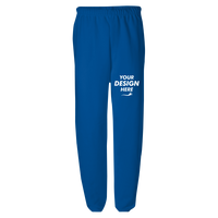Jerzees Unisex NuBlend® Sweatpants, Royal, Front view, Mockup