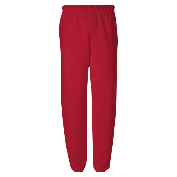 Jerzees Unisex NuBlend® Sweatpants, True Red, Front view