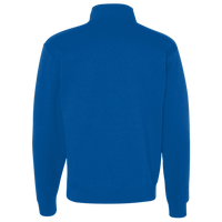 Jerzees Unisex Nublend® Cadet Collar Quarter-Zip Sweatshirt, Royal, Back view