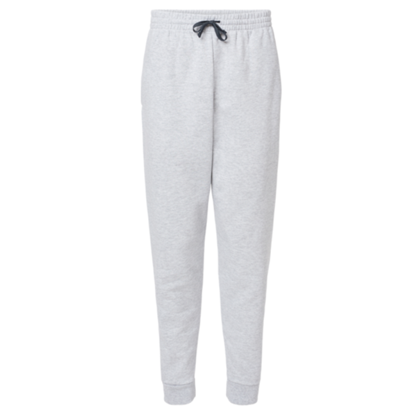 Jerzees Unisex Nublend® Joggers, Ash, Front view