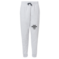 Jerzees Unisex Nublend® Joggers, Ash, Front view, Mockup