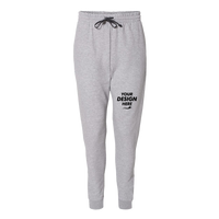 Jerzees Unisex Nublend® Joggers, Athletic Heather, Front view, Mockup