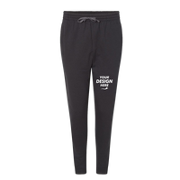 Jerzees Unisex Nublend® Joggers, Black, Front view, Mockup