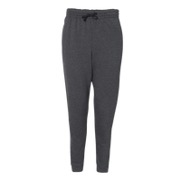 Jerzees Unisex Nublend® Joggers, Black Heather, Front view