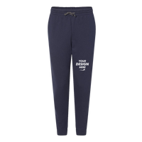 Jerzees Unisex Nublend® Joggers, J. Navy, Front view, Mockup