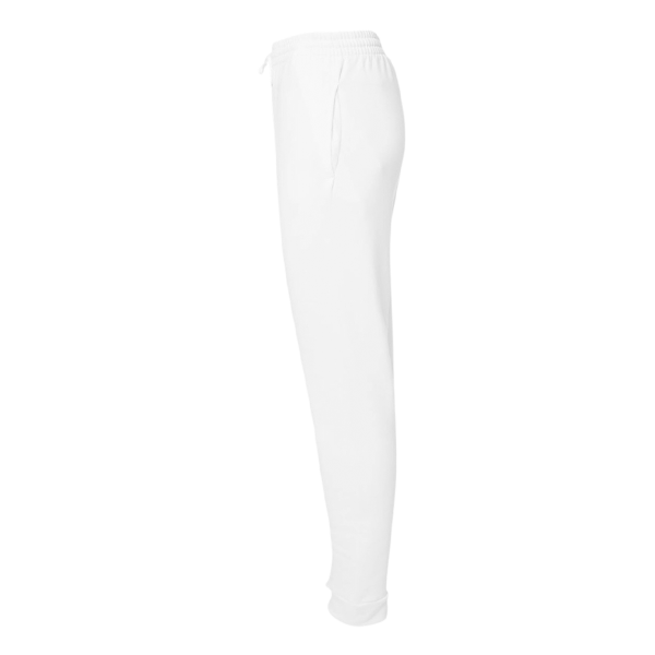 Jerzees Unisex Nublend® Joggers, White, Left Side view