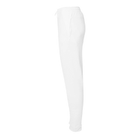 Jerzees Unisex Nublend® Joggers, White, Left Side view