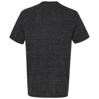Jerzees Unisex Snow Heather Jersey T-Shirt, Black Ink, Back view