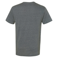 Jerzees Unisex Snow Heather Jersey T-Shirt, Charcoal, Back view