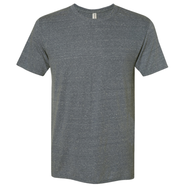 Jerzees Unisex Snow Heather Jersey T-Shirt, Charcoal, Front view