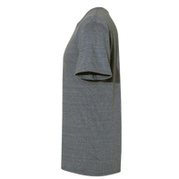 Jerzees Unisex Snow Heather Jersey T-Shirt, Charcoal, Left Sleeve view