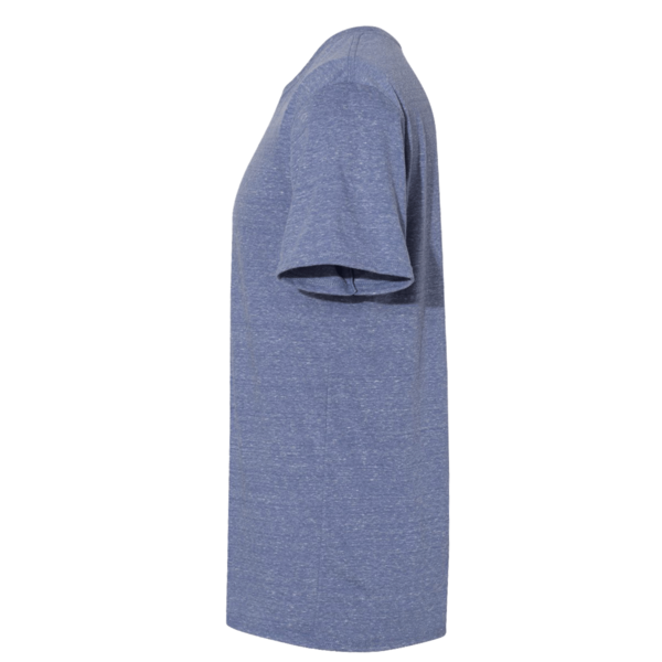 Jerzees Unisex Snow Heather Jersey T-Shirt, Denim, Left Sleeve view