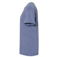 Jerzees Unisex Snow Heather Jersey T-Shirt, Denim, Left Sleeve view