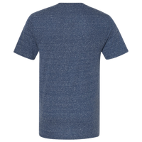 Jerzees Unisex Snow Heather Jersey T-Shirt, Navy, Back view