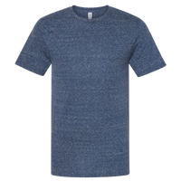 Jerzees Unisex Snow Heather Jersey T-Shirt, Navy, Front view