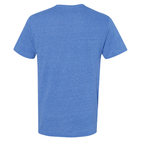 Jerzees Unisex Snow Heather Jersey T-Shirt, Royal, Back view
