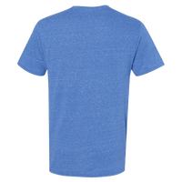 Jerzees Unisex Snow Heather Jersey T-Shirt, Royal, Back view