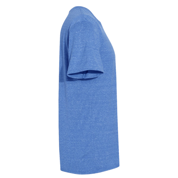 Jerzees Unisex Snow Heather Jersey T-Shirt, Royal, Right Sleeve view