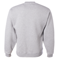 Jerzees Unisex Super Sweats NuBlend® Crewneck Sweatshirt, Ash, Back view
