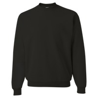 Jerzees Unisex Super Sweats NuBlend® Crewneck Sweatshirt, Black, Front view