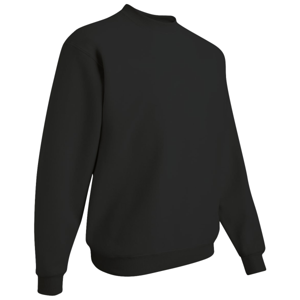 Jerzees Unisex Super Sweats NuBlend® Crewneck Sweatshirt, Black, Right Sleeve view