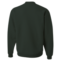Jerzees Unisex Super Sweats NuBlend® Crewneck Sweatshirt, Forest Green, Back view