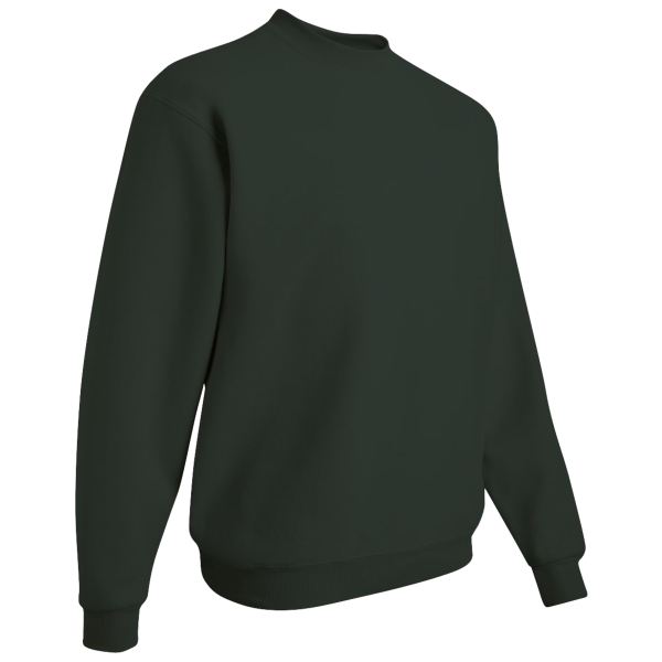 Jerzees Unisex Super Sweats NuBlend® Crewneck Sweatshirt, Forest Green, Right Sleeve view