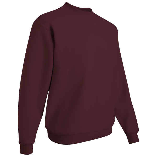 Jerzees Unisex Super Sweats NuBlend® Crewneck Sweatshirt, Maroon, Right Sleeve view