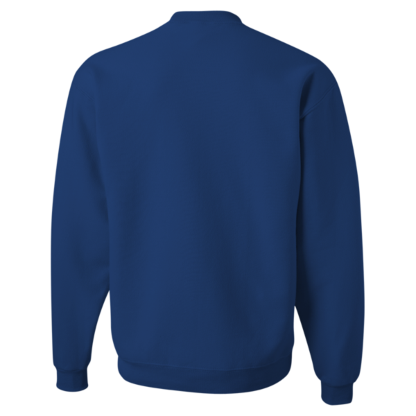 Jerzees Unisex Super Sweats NuBlend® Crewneck Sweatshirt, Royal, Back view
