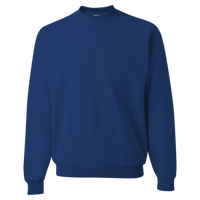 Jerzees Unisex Super Sweats NuBlend® Crewneck Sweatshirt, Royal, Front view