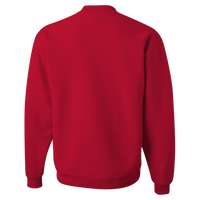 Jerzees Unisex Super Sweats NuBlend® Crewneck Sweatshirt, True Red, Back view