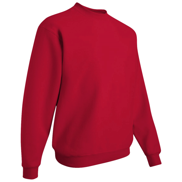 Jerzees Unisex Super Sweats NuBlend® Crewneck Sweatshirt, True Red, Right Sleeve view