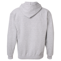 Jerzees Unisex Super Sweats NuBlend® Hooded Sweatshirt, Ash, Back view