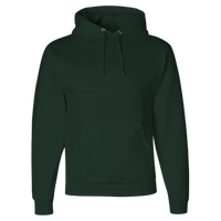 Jerzees Unisex Super Sweats NuBlend® Hooded Sweatshirt, Forest Green, Front view