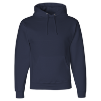 Jerzees Unisex Super Sweats NuBlend® Hooded Sweatshirt, J. Navy, Front view