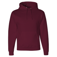 Jerzees Unisex Super Sweats NuBlend® Hooded Sweatshirt, Maroon, Front view