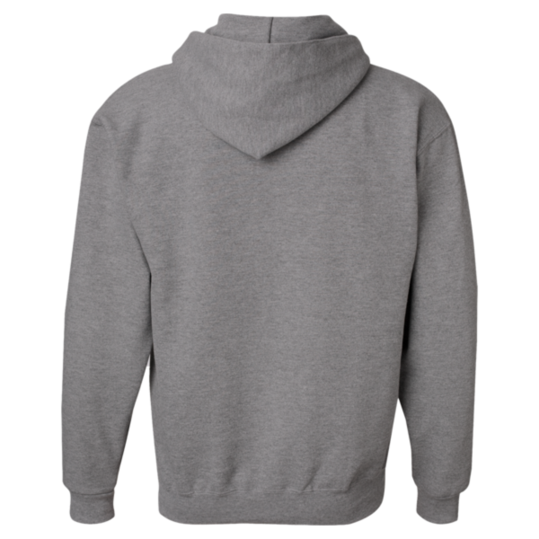 Jerzees Unisex Super Sweats NuBlend® Hooded Sweatshirt, Oxford, Back view