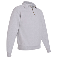 Jerzees Unisex Super Sweats NuBlend® Quarter-Zip Cadet Collar Sweatshirt, Ash, Right Sleeve view
