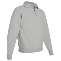 Jerzees Unisex Super Sweats NuBlend® Quarter-Zip Cadet Collar Sweatshirt, Oxford, Right Sleeve view