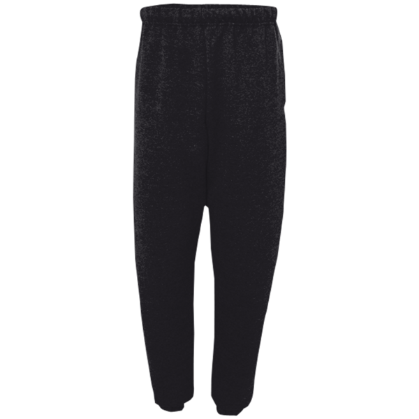 Jerzees Unisex Super Sweats NuBlend® Sweatpants with Pockets, Black, Front view