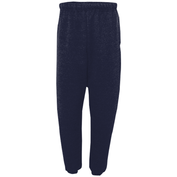 Jerzees Unisex Super Sweats NuBlend® Sweatpants with Pockets, J. Navy, Front view