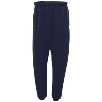 Jerzees Unisex Super Sweats NuBlend® Sweatpants with Pockets, J. Navy, Front view