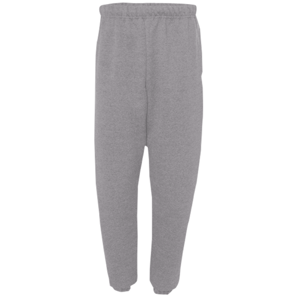 Jerzees Unisex Super Sweats NuBlend® Sweatpants with Pockets, Oxford, Front view