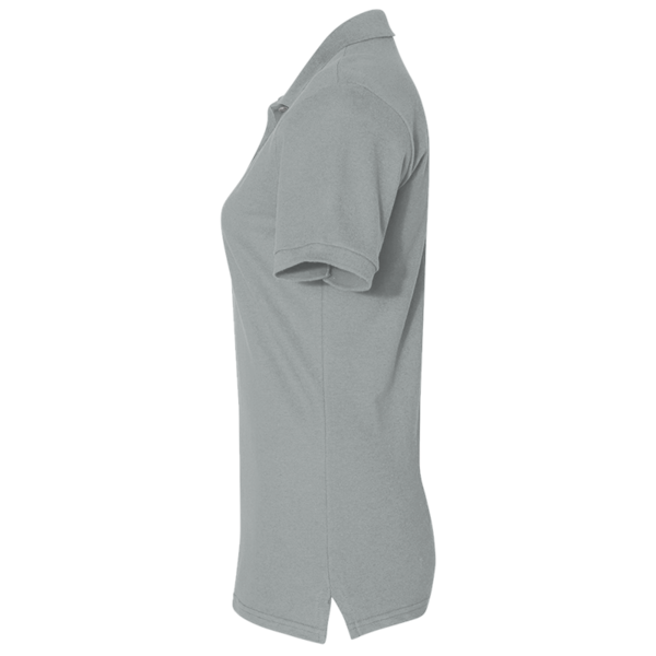 Jerzees Women's 100% Ring-Spun Cotton Piqué Polo, Athletic Heather, Left Sleeve view
