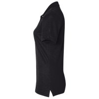 Jerzees Women's 100% Ring-Spun Cotton Piqué Polo, Black, Left Sleeve view